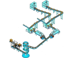 XK automatic double space packaging production line